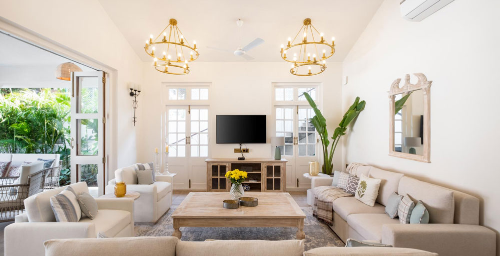 Villa Athena - Living area design